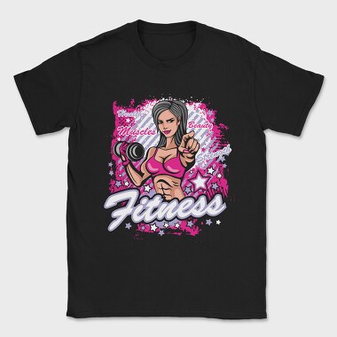 Fitness Girl Power, Tricou Barbati (Unisex)