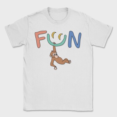 Fun Monkey Bananas, Tricou Barbati (Unisex)