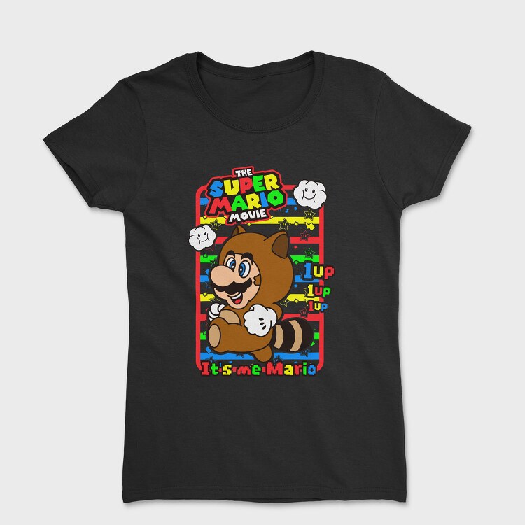 Mario Raccoon 1up, Tricou Femei