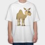 Camel Smile, Tricou Oversize Barbati (Unisex)