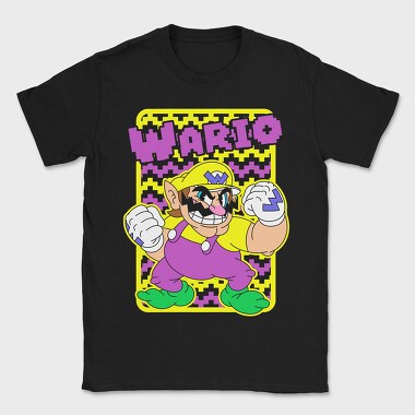 Wario Power Punch, Tricou Barbati (Unisex)
