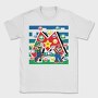 Mario Mushroom Star, Tricou Barbati (Unisex)
