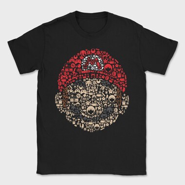 Mario Heart Icons, Tricou Barbati (Unisex)