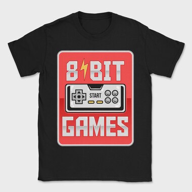 8 Bit Gaming Nostalgia, Tricou Barbati (Unisex)