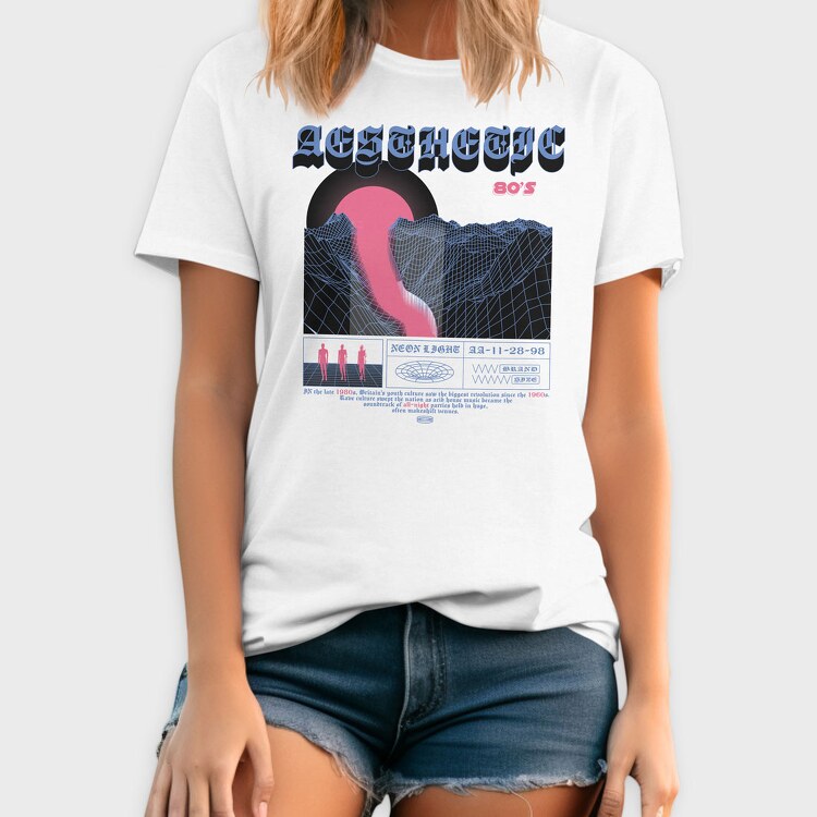 Neon Light 1, Tricou Barbati (Unisex)