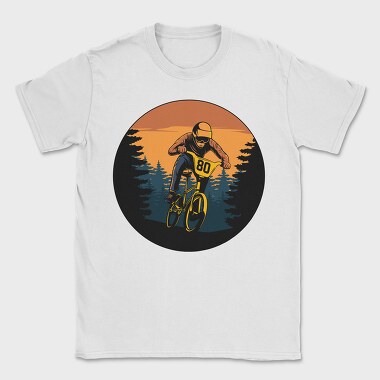 Bmx Racer 80, Tricou Barbati (Unisex)