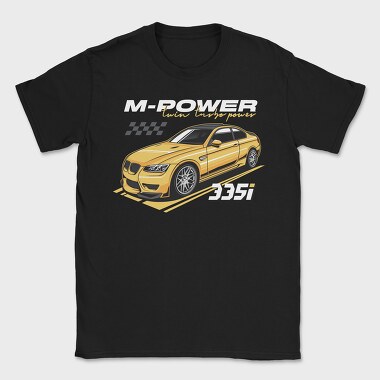 Twin Turbo Power, Tricou Barbati (Unisex)