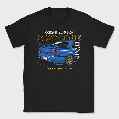 Skyline Gt R Racer, Tricou Barbati (Unisex)