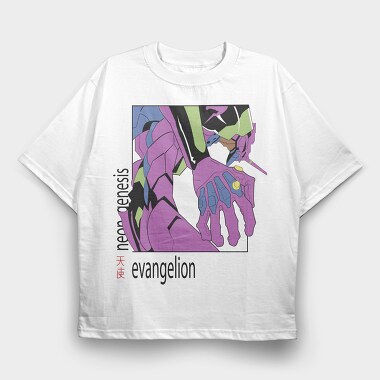 Neon Genesis Evangelion 14, Tricou Oversize Barbati (Unisex)