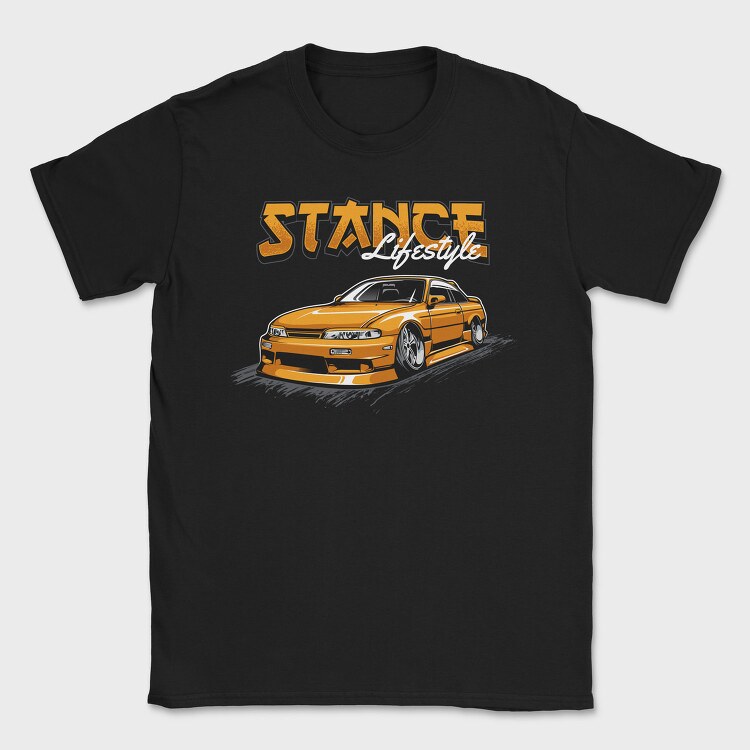 Orange Stance Style, Tricou Barbati (Unisex)