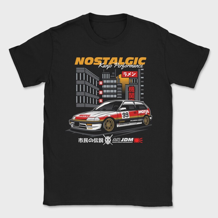 Nostalgic Racing Car, Tricou Barbati (Unisex)