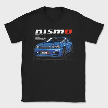 Nismo Racing Blue, Tricou Barbati (Unisex)