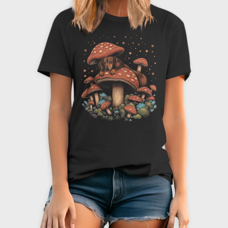 Moshrooms Dog, Tricou Barbati (Unisex)