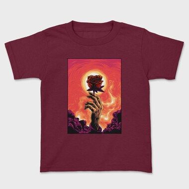 Burning Rose Hand, Tricou Copii