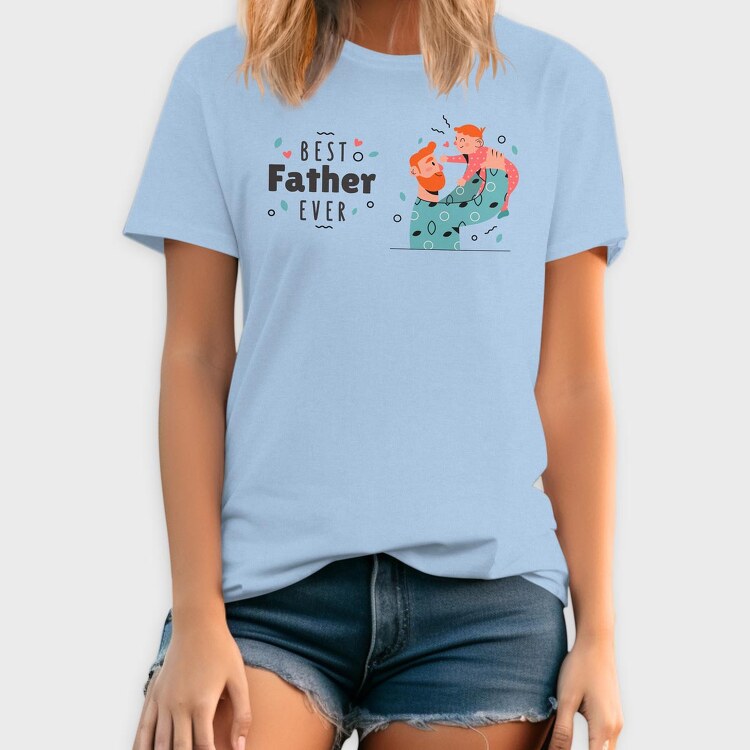Illustration Fatherday, Tricou Barbati (Unisex)