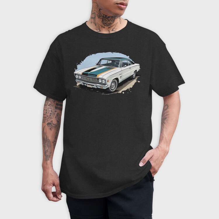 Muscle Car, Tricou Barbati (Unisex)