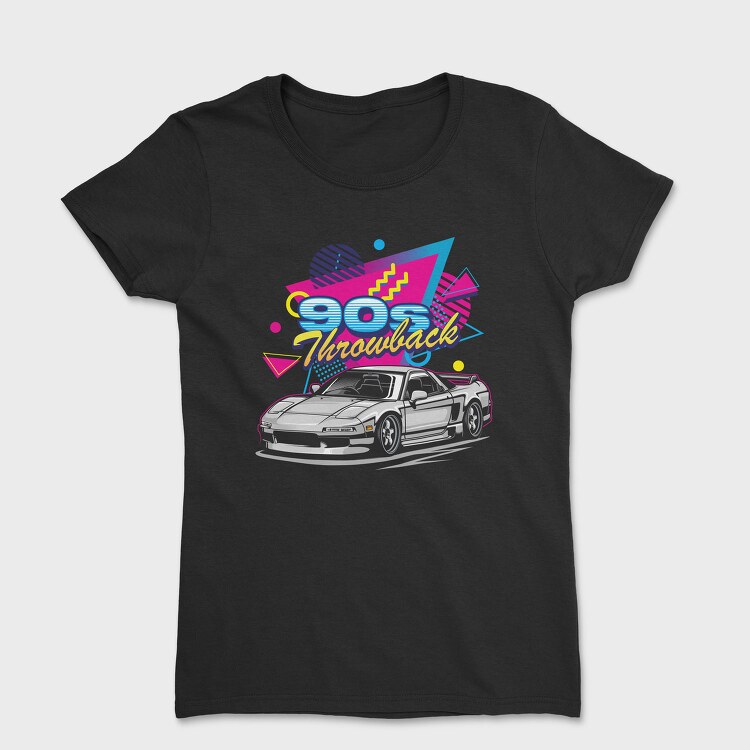 90S Throwback Car, Tricou Femei