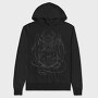 Dragon Creature With Rpg Dice Dungeons, Hanorac Oversize Barbati (Unisex)