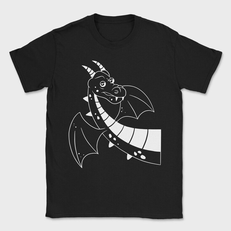 Dragon Fantasy Head, Tricou Barbati (Unisex)