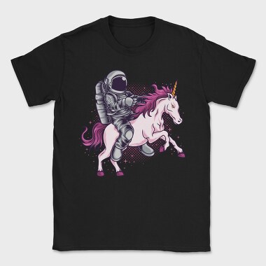 Astronaut Unicorn Space Ride, Tricou Barbati (Unisex)