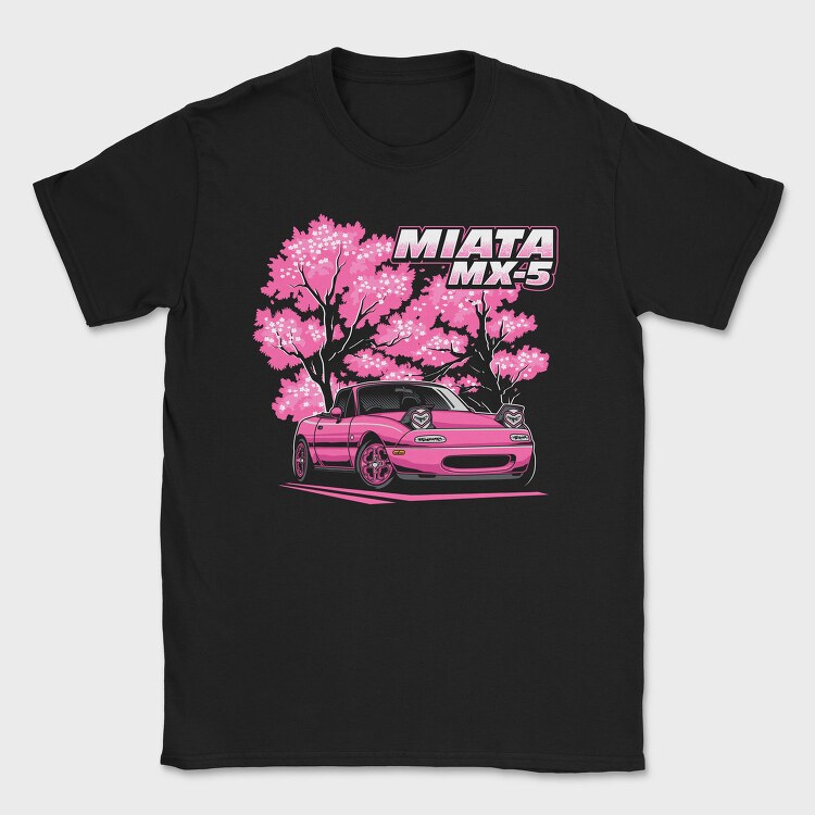 Miata Cherry Blossom, Tricou Barbati (Unisex)