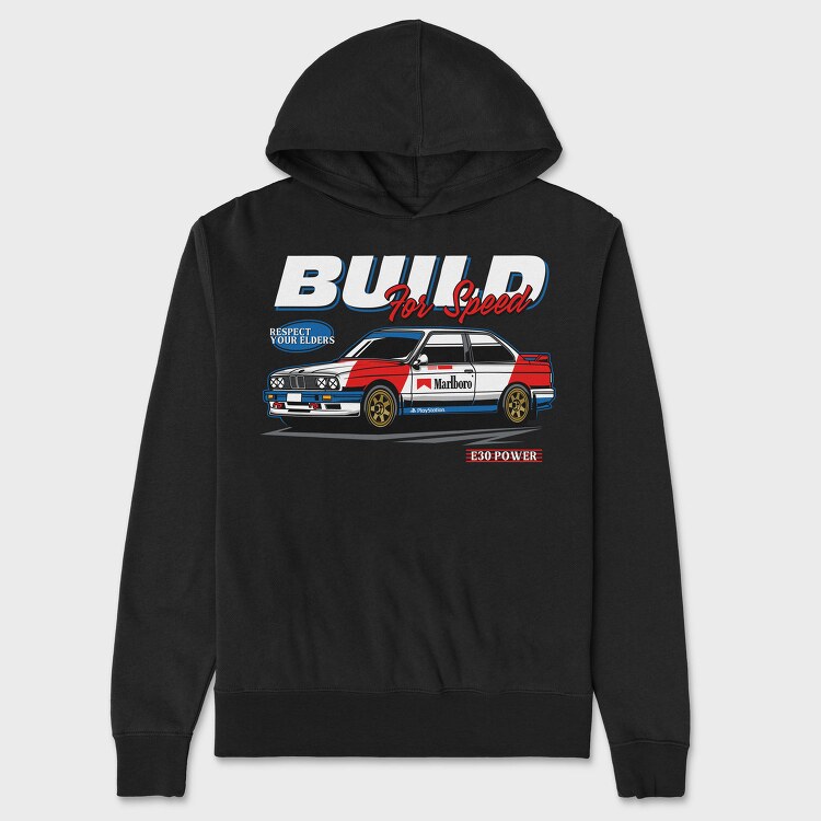 Marlboro Speed, Hanorac Oversize Barbati (Unisex)