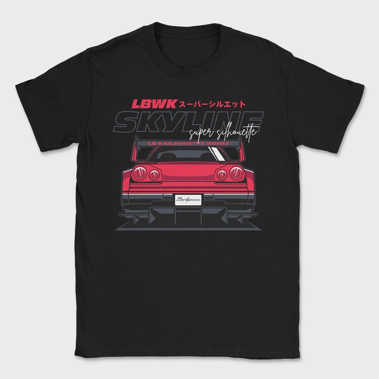 Lb Skyline Works, Tricou Barbati (Unisex)