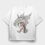 Dragon Roar, Tricou Oversize Barbati (Unisex)