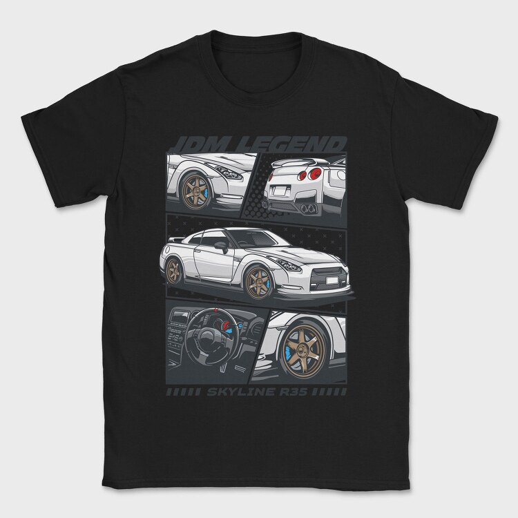 Jdm Legend Skyline R35, Tricou Barbati (Unisex)