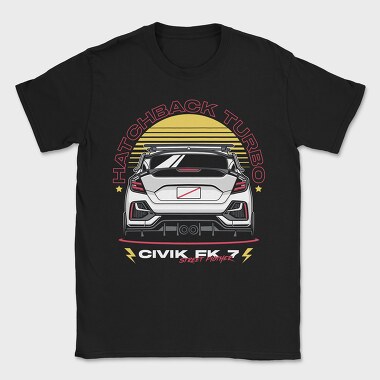 Hatchback Turbo Street Fighter, Tricou Barbati (Unisex)