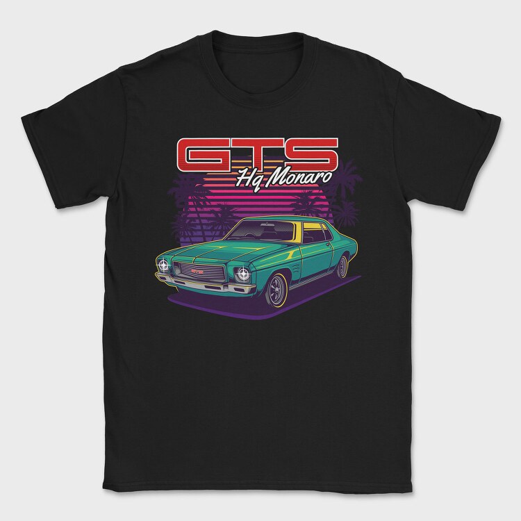 Gts Monaro Palm, Tricou Barbati (Unisex)