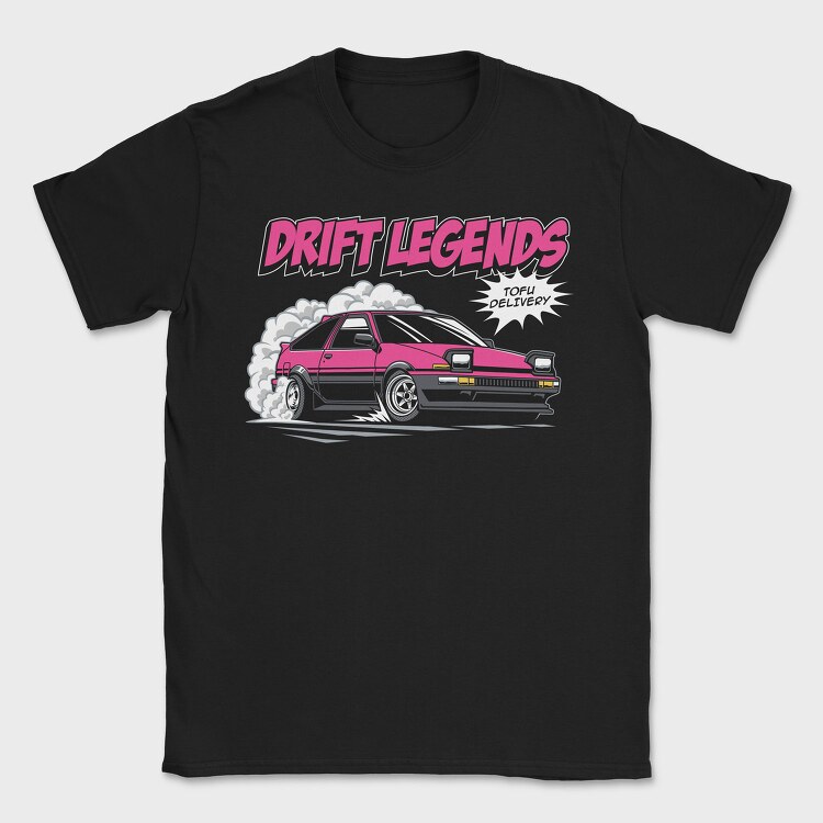 Drift Legends Tofu Delivery, Tricou Barbati (Unisex)