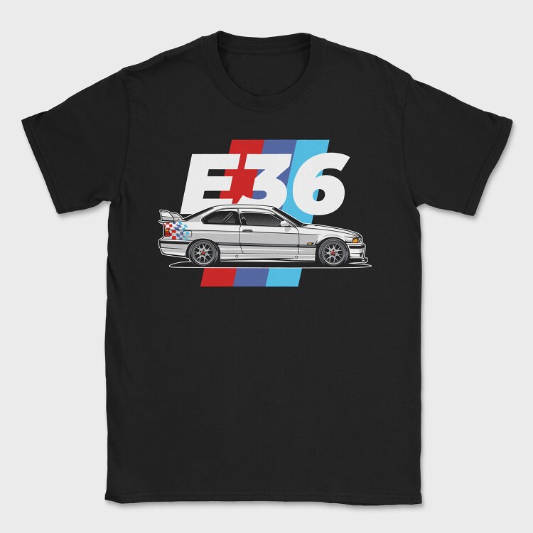 Bmw M3 Gtr Race, Tricou Barbati (Unisex)