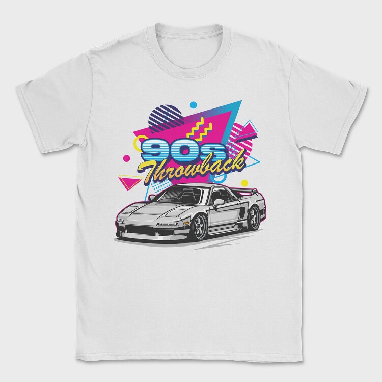 90S Throwback Car, Tricou Barbati (Unisex)