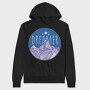 Dreamer Word And Mountains, Hanorac Oversize Barbati (Unisex)
