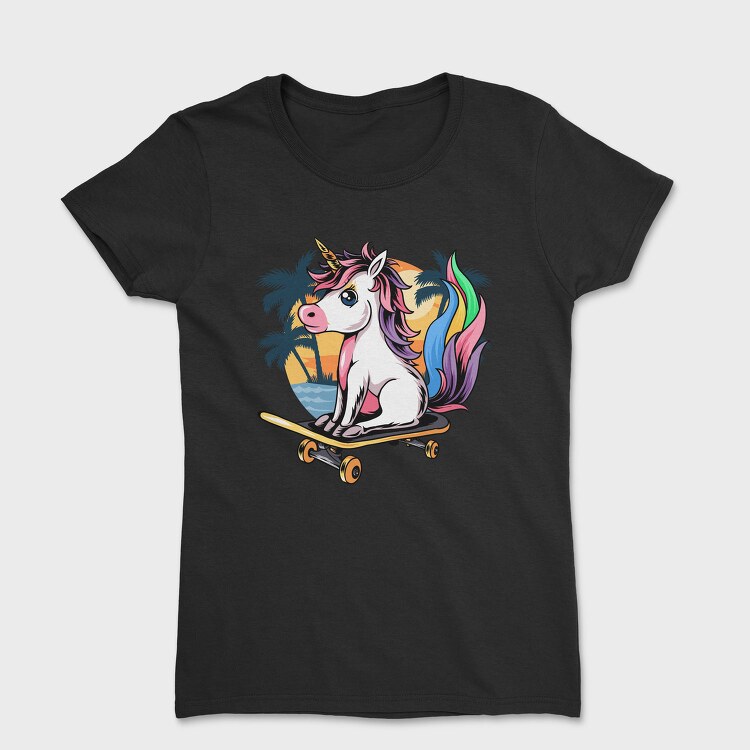 Unicorn Skate Palm, Tricou Femei