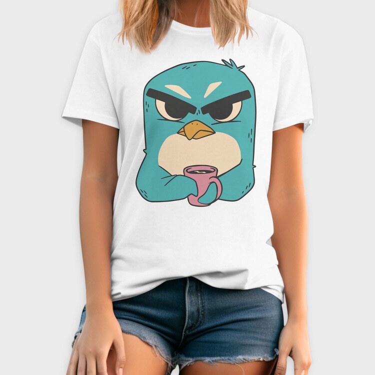 Penguin Coffee, Tricou Barbati (Unisex)