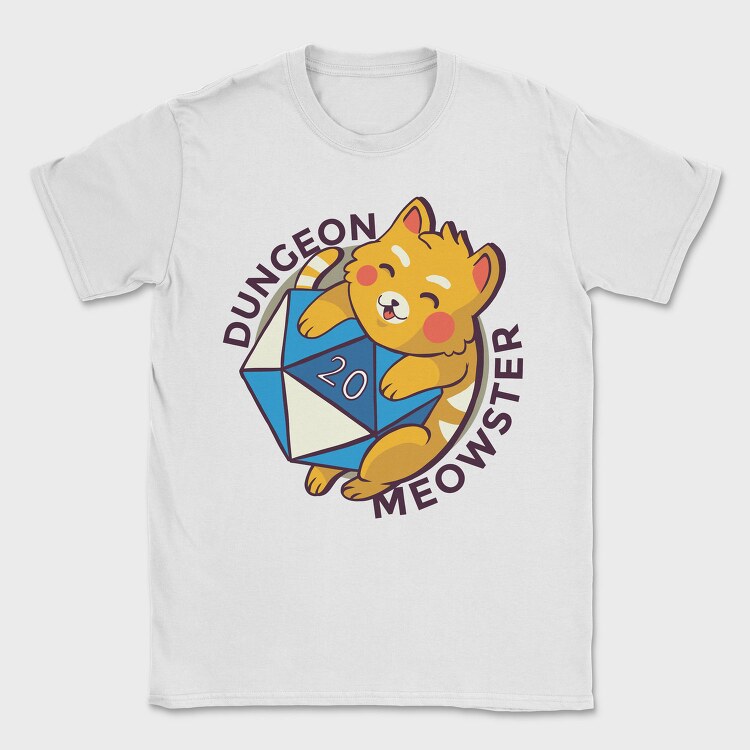 Dungeon Meowster, Tricou Barbati (Unisex)
