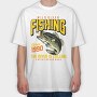 Wild River Bass, Tricou Oversize Barbati (Unisex)