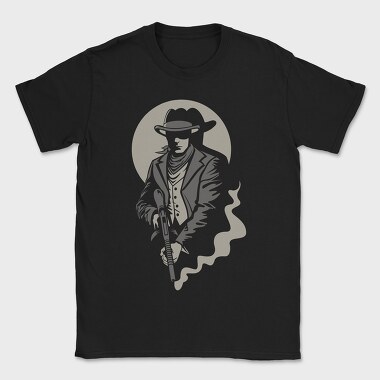 Cowboy Smoke Gun, Tricou Barbati (Unisex)