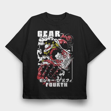 One Piece 48, Tricou Oversize Barbati (Unisex)