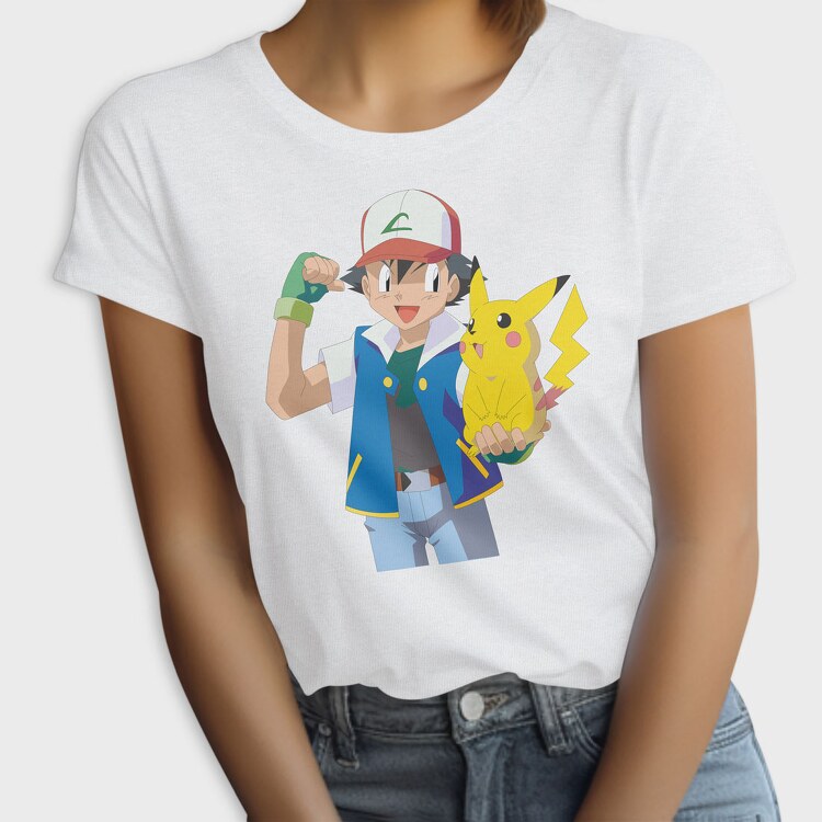 Cartoon Retro Pokemon 4, Tricou Femei