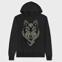 Wolfs Gaze, Hanorac Oversize Barbati (Unisex)