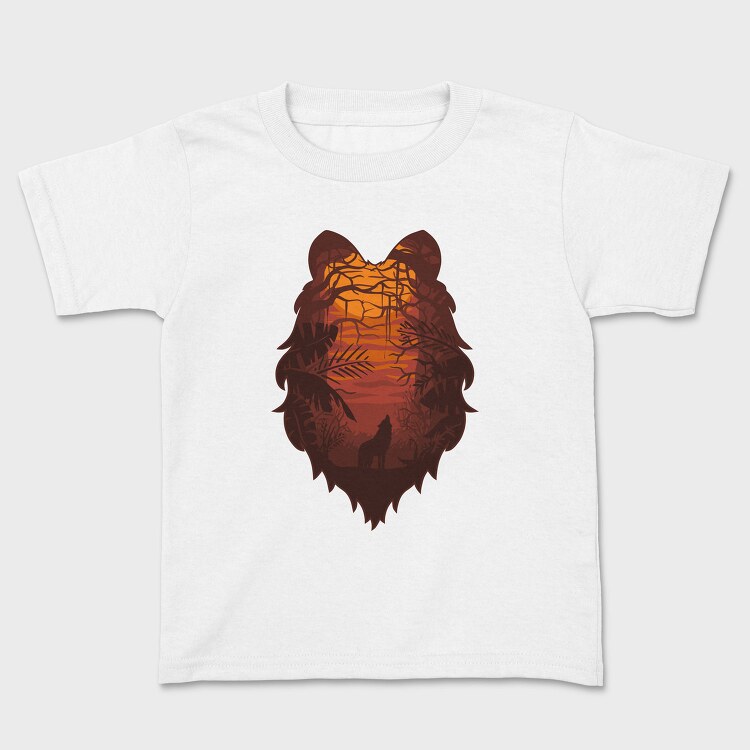 Wolf Howl Sunset, Tricou Copii