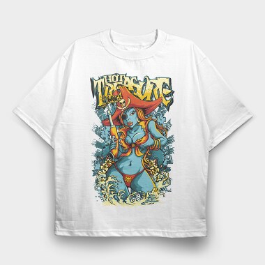 Whobitac Bang Pirate, Tricou Oversize Barbati (Unisex)