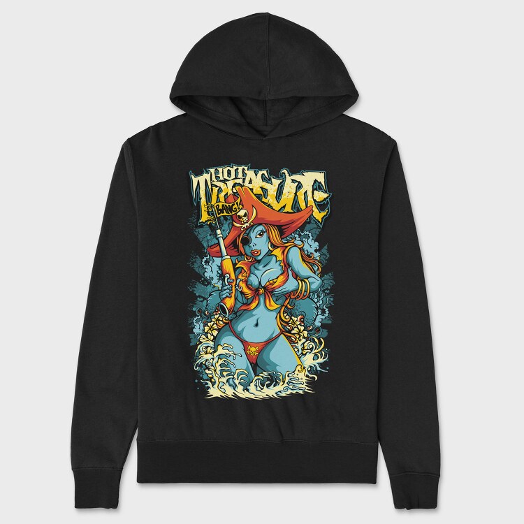 Whobitac Bang Pirate, Hanorac Oversize Barbati (Unisex)