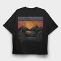 Wanderlust Adventure, Tricou Oversize Barbati (Unisex)