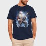 Santa Claus Rocking, Tricou Barbati (Unisex)