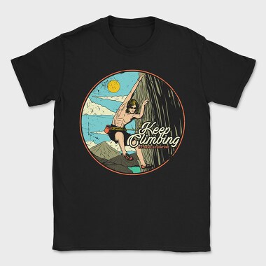 Keep Climbing Adventure, Tricou Barbati (Unisex)