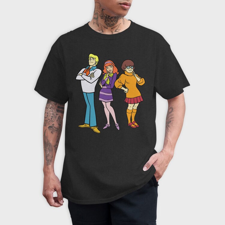 Cartoon Retro Scooby Doo 1, Tricou Barbati (Unisex)